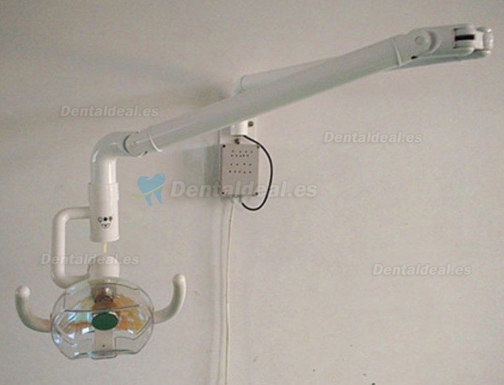 50W Lámpara Ligera Oral Médica del Colgante de Pared con la Luz Fría Shadowless del brazo